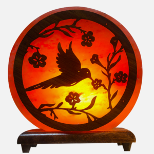 3D Flying Bird Himalayan Salt Plate Lamp
