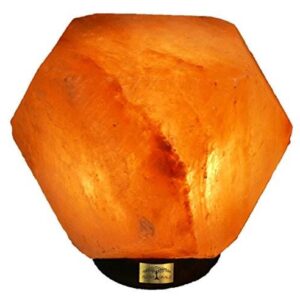 Diamond Shape Himalayan Crystal Salt Lamp