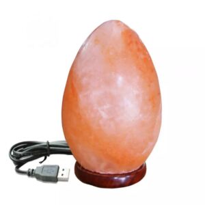 Egg USB Himalayan Salt Lamp with Color-Changing LED