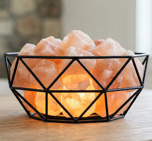 Metal Basket Salt Lamps