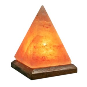 Pyramid USB Himalayan Salt Lamp with Color-Changing LED